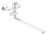 Смеситель Ванна SANTREK AQUA-710 "STANDART" шар. d-35 L-нос, дивертор картридж. перекл SB75 