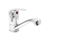 Смеситель Кухня SANTREK AQUA-765  "STANDART" шар. d-35 SB58 короткий нос