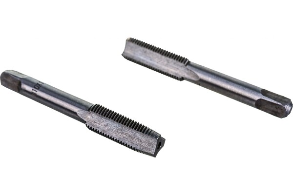 Метчики метрические ручные ТУНДРА, М12 х 1.5 мм, комплект из 2 шт. 2705912