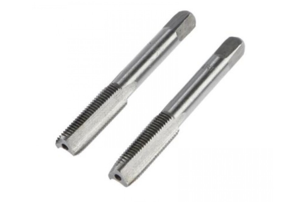 Метчики метрические ручные ТУНДРА, М14 х 1.5 мм, комплект из 2 шт. 2705915