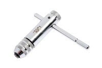 Вороток-трещотка для метчиков ТУНДРА, Т-образный, хромированный, М5 - М12 2705957