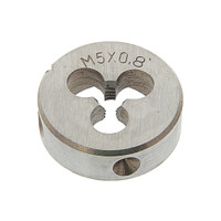 Плашка метрическая ТУНДРА, М5 х 0.8 мм 2705927