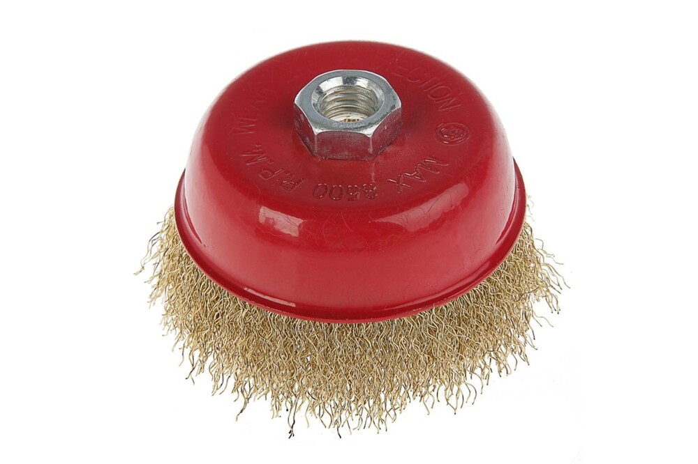Щетка металлическая для УШМ LOM, "чашка", М14, 100 мм 2767942