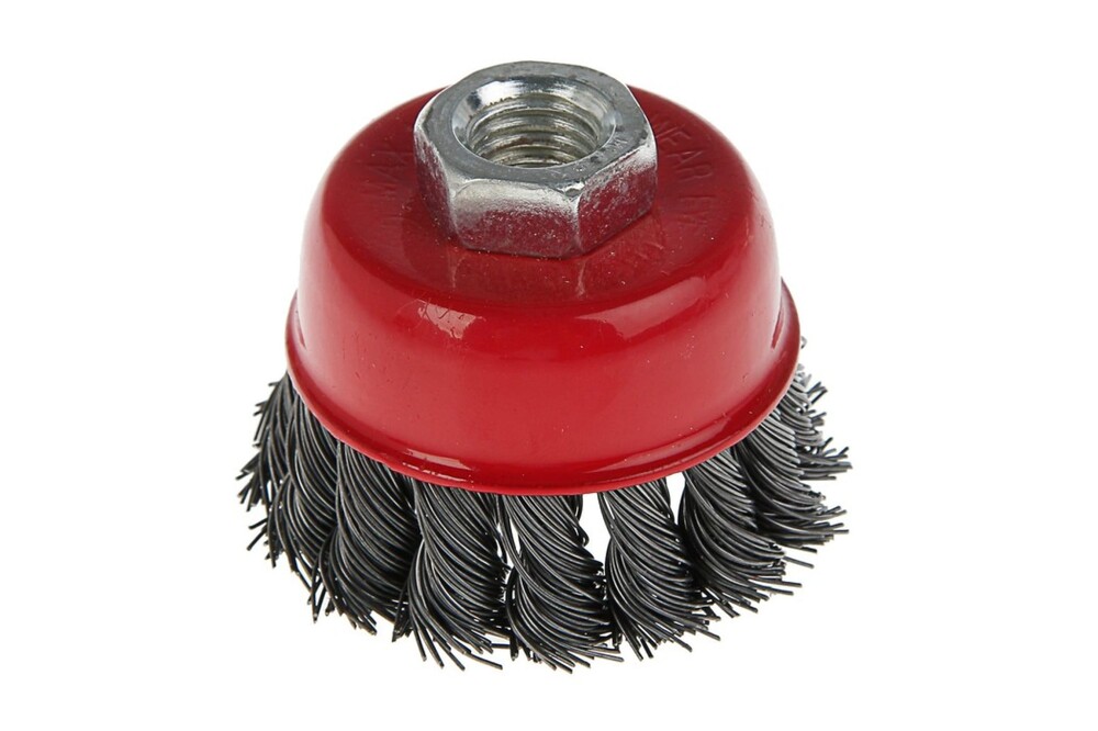 Щетка металлическая для УШМ LOM, крученая проволока, "чашка", М14, 75 мм 2767951