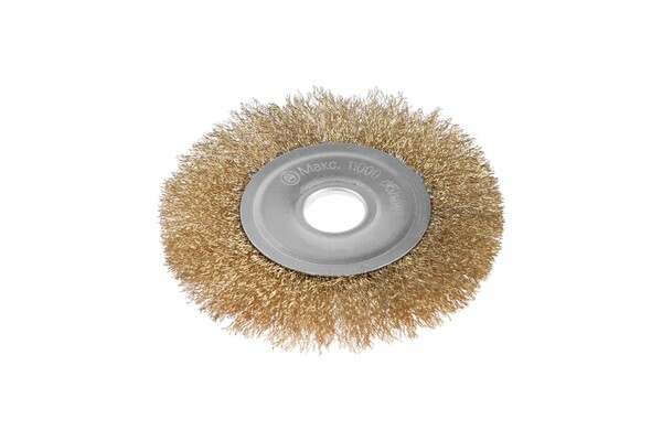 Щетка металлическая для УШМ LOM, плоская, посадка 22 мм, 125 мм 2767956