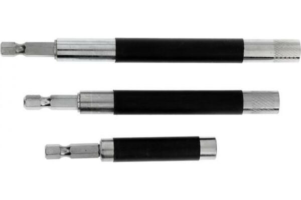 Набор телескопических удлинителей для бит ТУНДРА, 80-120, 120-195, 140-240 мм, 3 шт. 5470945