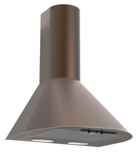 Кухонная вытяжка ELIKOR Эпсилон 50П-430-ПЗЛ Медный антик/Золото ш495/г492/в726-1110 мм, подключение ф120мм, 430м3/ч. 841540