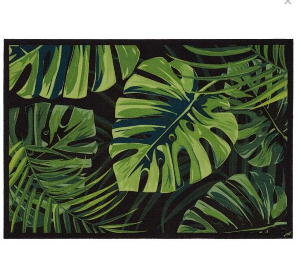 Коврик придверный влаговпитывающий SHAHINTEX DIGITAL PRINT 40х60 "Монстера" (04)