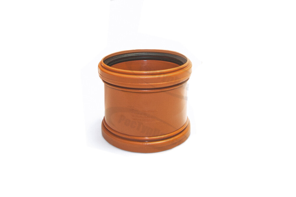 160 муфта наруж. СОЕДИНИТЕЛЬНАЯ (с перегородкой)