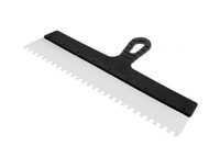 Шпатель зубчатый LOM, 450 мм, зуб 8 мм, нержавеющая сталь 5386219