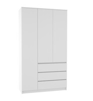 МС Мори Шкаф МШ 1200.1/1200 Белый (3 места)