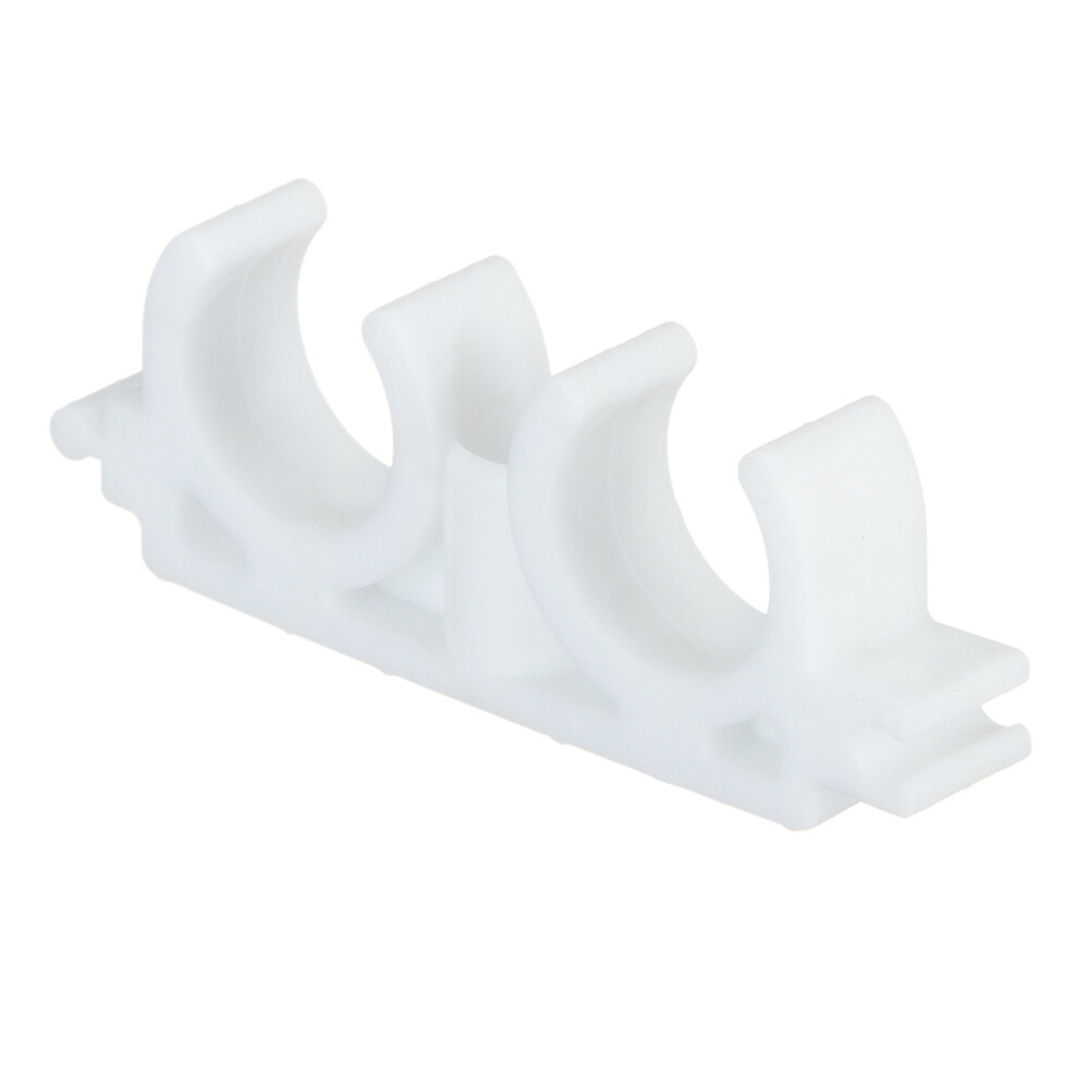 Фиксатор двойной полипр. трубы ф 20