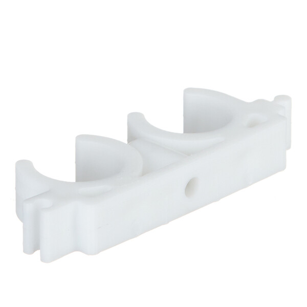 Фиксатор двойной полипр. трубы ф 25