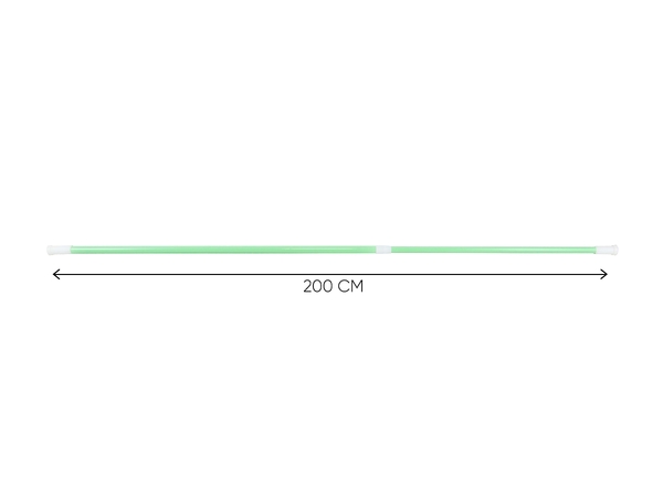 Карниз д/ванной  зелёный/салатовый 110х200см  d=22 АКЦИЯ