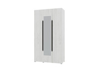 Вега Шкаф 3-х створчатый прованс (белый крафт) (4 места)