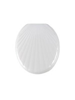 Сиденье д/унитаза унив. ОРИО ЛЮКС КР3-6 перламутровое (ракушка) (360х420мм ,  межосевое 160мм)