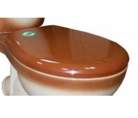 Сидение для унитаза "Уют", "Стиль", "Ресса" КОРИЧНЕВОЕ г.Киров (81)