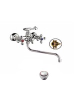 Смеситель Ванна Lemen 1/2 м/к Крест LUX (20564Н) 