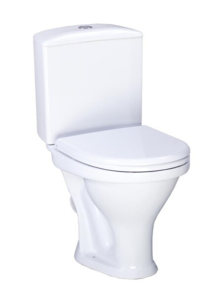 Унитаз-компакт Santeri "Вест" ГОЛУБОЙ, косой выпуск, антивсплеск (г.Воротынск) 1P2018S0600BF