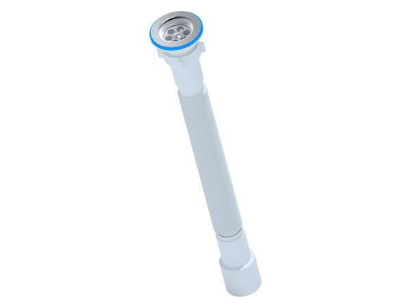 G716 Гофросифон АНИ Пласт 70*40/50 удлиненный, L571-1401мм