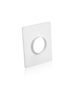 Площадка торцевая d=100 бел