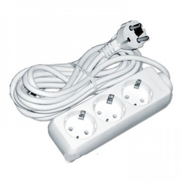 Эл-удлинитель 5м х 3Евророз.