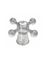 Маховик Крест квадрат пластик хром