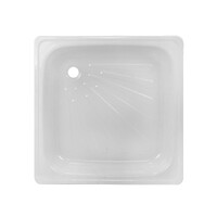 Поддон душевой стальной эмалированный квадрат 90*90*15