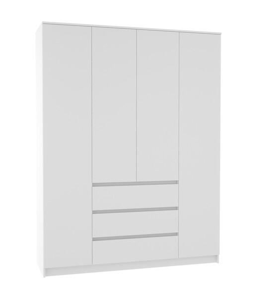 МС Мори Шкаф МШ 1600.1/1600 Белый (4 места)