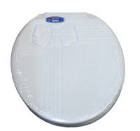 Сиденье д/унитаза жесткое БАНТИК белый