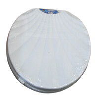 Сиденье д/унитаза жесткое РАКУШКА белый