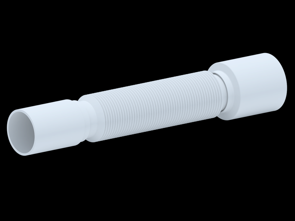 K435 Гофра АНИ Пласт 375*40*50 укороченная, L225-415мм