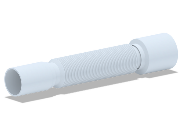 K435 Гофра АНИ Пласт 375*40*50 укороченная, L225-415мм