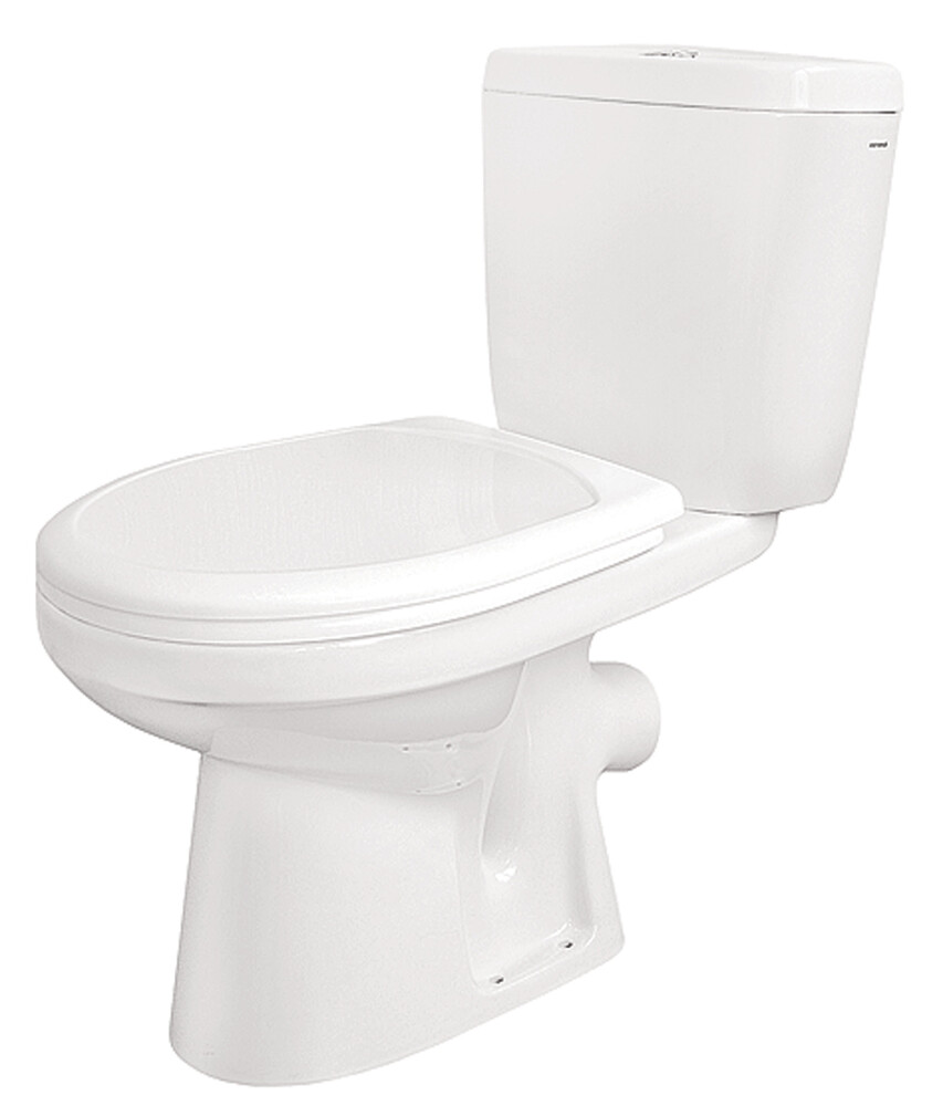 Унитаз-компакт "Анимо" (косой вып., с 2-кн. арм., нижн. подв., сиденье дюро) 1WH302134