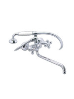 Смеситель Ванна Казань 1/2 м/к (КС 87071/115001) мет. мах. Кр им. исп., перекл. кер. мет. лейка