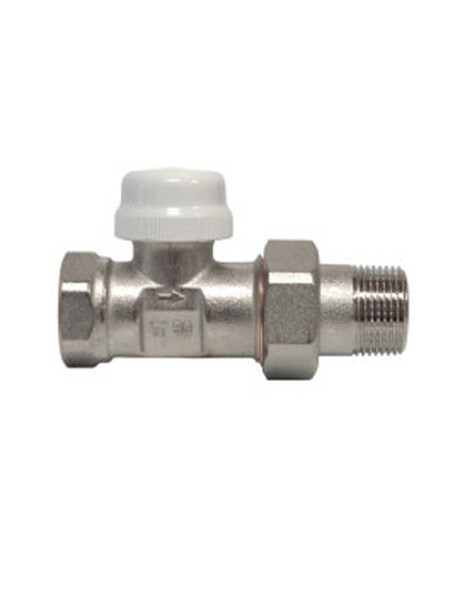 Клапан VALTEC термостатич., для радиатора, прямой 3/4" (VT.032.N.05) (под термоголовку)