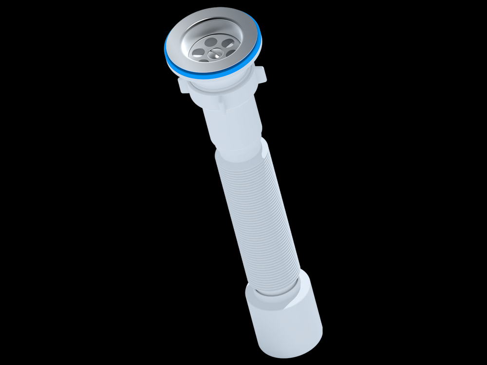 G105 Гофросифон АНИ Пласт 1 1/2"*50, L350-760мм