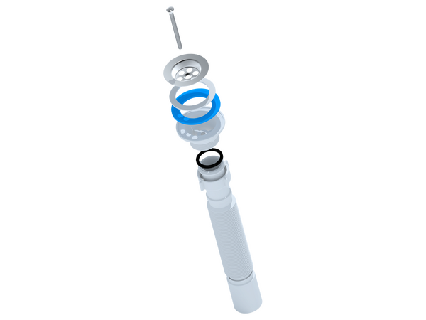 G204 Гофросифон АНИ Пласт 1 1/4"*40, L345-755мм