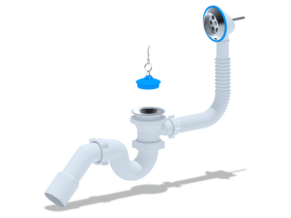 E151 Обвязка д/ванны АНИ Пласт 1 1/2"*40*50 с вып. и перех. трубой