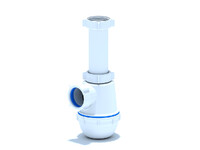 A0120 Сифон АНИ Пласт 1 1/2"*40 Грот без выпуска