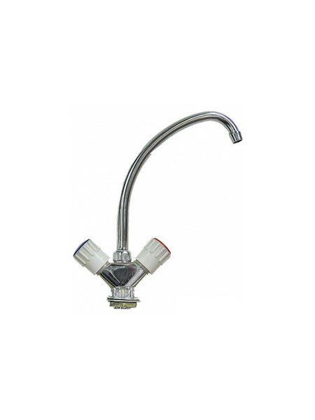 Смеситель Кухня Казань 1/2 рез (СМ 55112) без подвод.