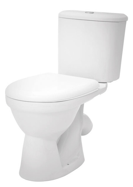 Унитаз-компакт "Бореаль" (АНТИВСПЛЕСК, косой вып., нижн. подв., с 2-кн.арм., сиденье дюро) 1WH302143