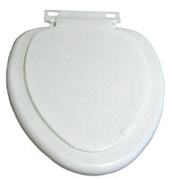 Сиденье д/унитаза овал белый мрамор (Минск)РС-02