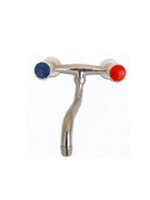 Смеситель Кухня Казань 1/2 рез (СМ 911111) стена, импортное исполнение, нижний излив