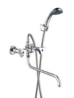 Смеситель Ванна 1/2 м/к (сборный) ПСМ-150-К/80 Пермь СТАНДАРТ-Б тип См-ВУДРНШлР