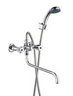 Смеситель Ванна 1/2 м/к (сборный) ПСМ-150-К/03 Лючия СТАНДАРТ-Б тип См-ВУДРНШлА