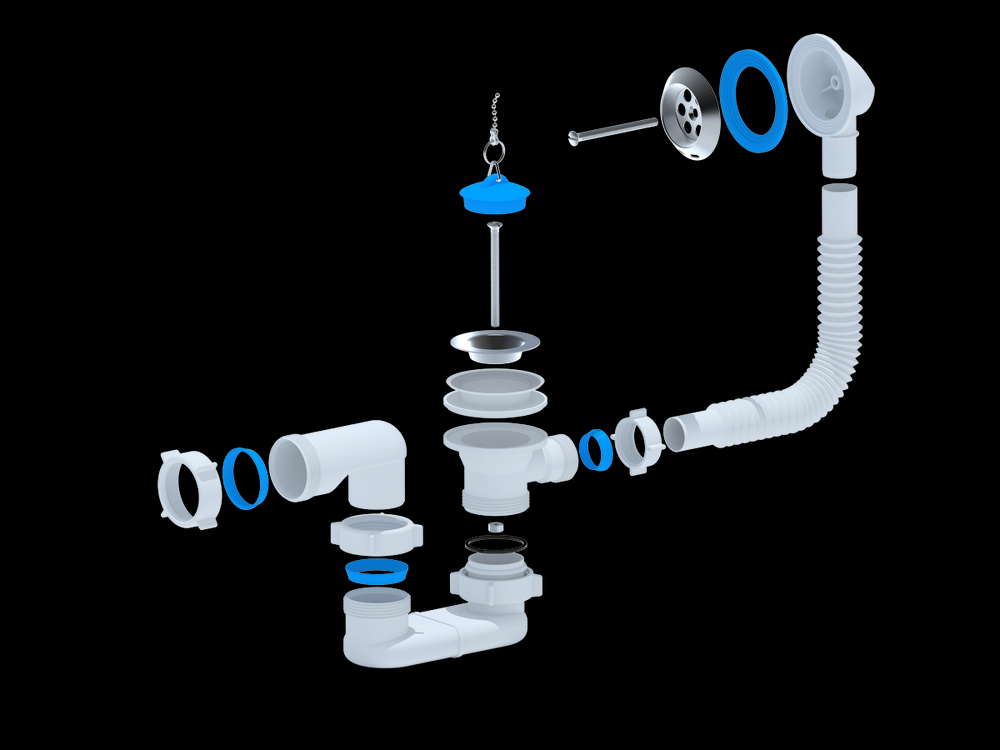 E050 Обвязка д/ванны АНИ Пласт 1 1/2"*40*50