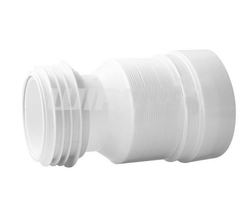 Слив для унитаза гофрированный ВП 4966, L250-460 мм