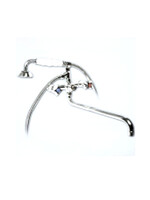 Смеситель Ванна Казань 1/2 м/к (КС 87003/96002)мет.мах, имп.исполн. мет. лейка, мет. шланг