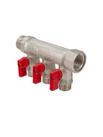 Коллектор 3/4 3 выхода с кранами 1/2 ш VALTEС (VTс.580.N.0503)